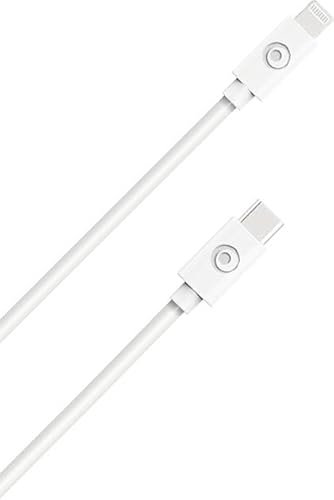 BIGBEN CONNECTED Cable C/MFI 3A - 50 cm Reciclavo, color blanco