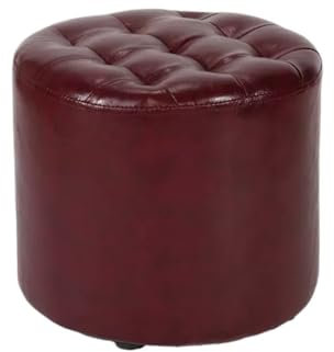 YILDEX PU Leder Home Wohnzimmer Sofa Hocker Kaffeetisch Hocker Nordic Runde Hocker Schuh Hocker Bank Ottomane Stabilize