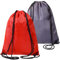 WESTWOOD FOX Turnbeutel mit Kordelzug, Turnbeutel, Rucksack, PE-Beutel für Damen, Herren, Trainer, Schwimmtasche, Reisen, Strand, Schule, Urlaub, geeignet für Sport, Kinder, Jungen, Mädchen, rot grau,