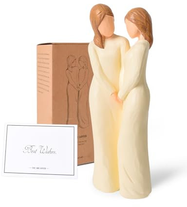 NINNSSOT Schwester Geschenk, Beste Freundin Geschenke, Geburtstag Geschenk für Schwester Freunde, Geschenkideen Schwester Weihnachten, Handbemalte Figur