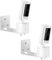 2 Pack Camera Wall Mount Bracket Compatible with Ring Pan-Tilt Indoor Security Camera, Ceiling Mounted Holder Surveillance Cameras Bracket, Adhesive Mounting Support, Indoor and Outdoor Use