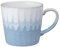 Denby - Reactive Light Blue Mug Set of 2-400ml Capacity - Dishwasher & Microwave Safe - Hot Drink, Coffee & Tea Mugs - Handcrafted Ceramic Stoneware Mugs with Glaze Effect - Chip Resistant Cups