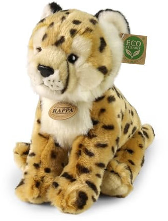 Teddys Rothenburg Kuscheltier Gepard sitzend beige/schwarz 28 cm Plüschgepard Plüschtier