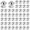 BOHUIZ 50 paar Schmetterling Pin Verschluss, Anstecker Pins Butterfly Clips Pin Anstecknadel Pins Schmetterling Kupplung für DIY Handwerk Krawatten Jacken Hüte Taschen