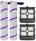 OHSVNMHK Compatible con Rowenta, X-Clean 10, Accesorios For Aspiradora, Mopa, Cepillo Giratorio, Filtro HEPA, Piezas De Repuesto(Set 10)