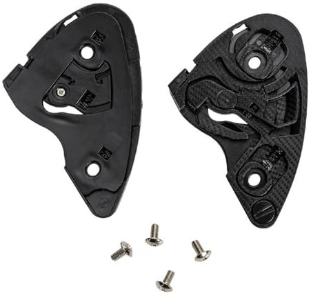 Einfache Installation Gesichtsschutz Windschutzscheibe Visiere Basis mit Schraube Motorrad Helme Visiere Grundplatte für CWR-1