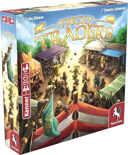 Tricky Traders Brettspiel Kennerspiel für 2 Spieler