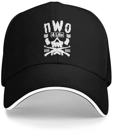 CTBYUTFZR NWO 4Life Baseballkappe Vintage Sandwich-Kappe Unisex Verstellbare Kopfbedeckung Golf Laufen