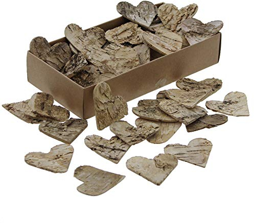 Streuer Herz, natur, 80er Set