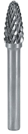 Ruko 116033 Hartmetall Frässtifte Form F Rundbogen