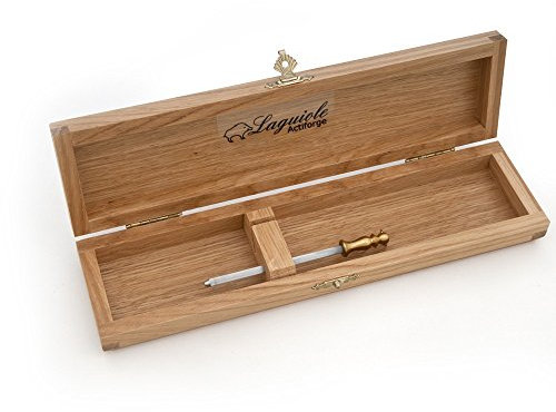 Laguiole Actiforge - Coffret Cadeau Bois avec aiguiseur pour Couteau de Poche Laguiole - Fabrication Française Artisanale