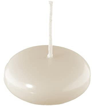 Unbekannt Kerzen, XXL Schwimmkerzen Champagner 3,2 x 8 cm, 8 Stück Dose