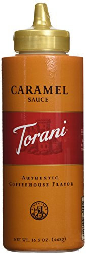 Torani Caramel Sauce, 16.5 oz Squeeze Bottle