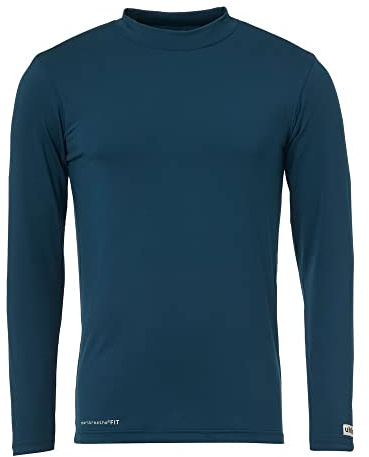 Uhlsport - Baselayer - T-shirt - Mixte Enfant - Bleu (Pétrole) - XXS