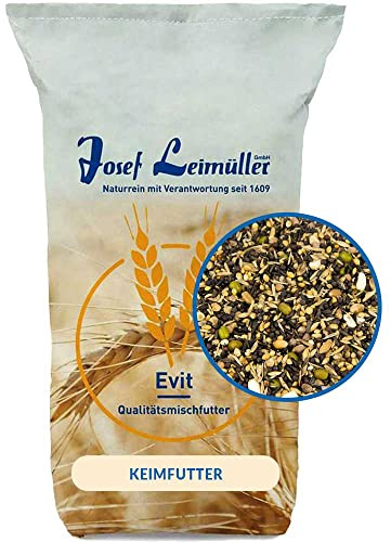 Leimüller Keimfutter Kanarienvogel 1 kg – speziell abgestimmte Keimsaat, mehrfach gereinigt, staubfrei, Kanarienvogel Futter für Kanarien & Waldvögel