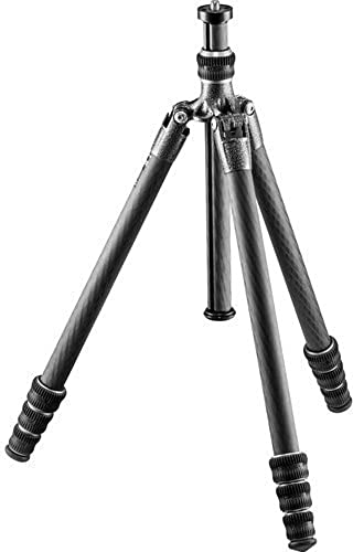 Gitzo Lightweight Traveler Series 1 Carbon Fiber Tripod, Silver & Black (GT1545TUS)