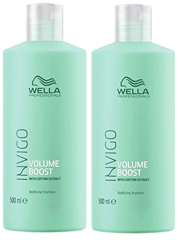 2er Volume Boost Bodyfying Shampoo Invigo Wella Professionals mit Baumwoll Extrakt 500 ml