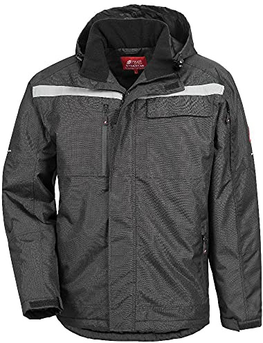 Nitras Motion TEX Plus 7030 Regen-Jacke für die Arbeit - Schwarz - XL