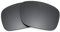 REVANT Ersatzgläser Kompatibel mit Oakley Holbrook XL, Polarisiert, Schwarz Chrome MirrorShield