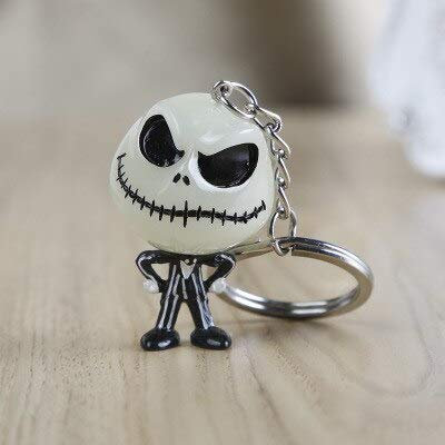 Tusin Porte-clés 3D L'Étrange Noël de Monsieur Jack Skellington - La tête brille dans le noir