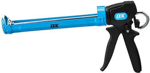 OX Pro Pistolet à mastic double poussée 400 ml