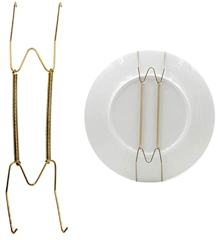 MOVKZACV Appendini per piatti da parete, in acciaio inox, compatibili con piatti decorativi, 20,3 cm, 30,5 cm, 30,5 cm, 35,5 cm, 40,6 cm, 1 pezzo