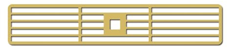 Küppersbusch 99092 Lüftungsgitter Gold