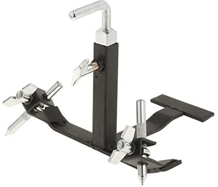 Harilla Kick Cowbell Halterung Zum Anbringen des Pedals, Metallbasis, Voll Einstellbar für Konzerte