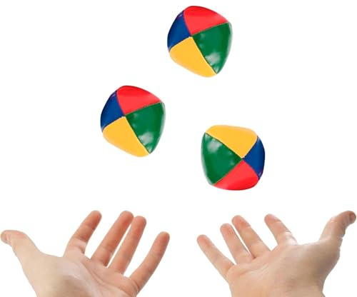 D.A.Y. Republic Juggling Balls for Beginners, Learning Circus Toy, Set of 3, Soft 45g Juggling Balls, Designed for Children to safely Practise at Home, Helps to improve Dexterity and Motor Skills
