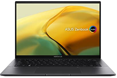 ASUS Zenbook 14 UM3402YA-KP626W Aluminium Notebook with 14 Inch Anti-Glare Monitor AMD Ryzen 7 7730U, RAM 16GB, 512GB SSD PCIE, Windows 11 Home, Black