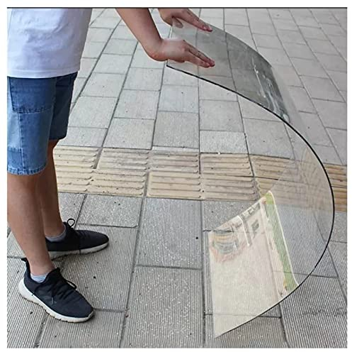 Durchsichtige Acrylplatte PC Endurance Board, Dachüberdachung, Schlagfeste Markise, 1,2 Mm Dicke Polycarbonat-Kunststoff-Sicherheitsfolie For Carports, Überdachungen, Wintergärten ( Color : Clear-1.2m