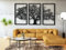 VAILLA Baum des Lebens Wanddeko, Wandbild aus Holz, Wand deko in Schwarz Gold, Home Wall Art Dekoration, Wandaufkleber 3D, Moderne Deko, Bilder für Zuhause Büro Schlafzimmer, Wohnzimmer (Baum 1)