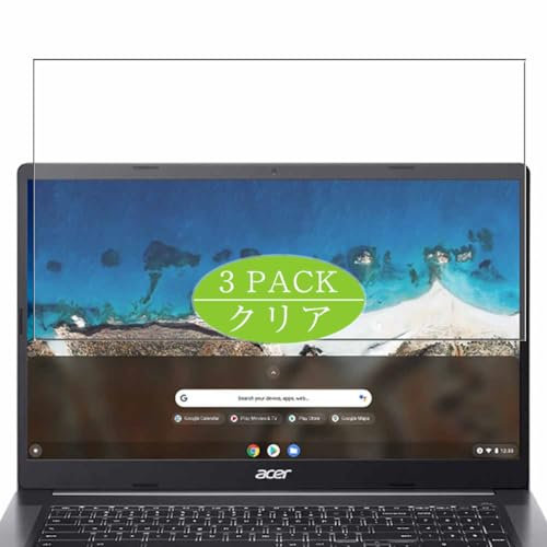 VacFun Lot de 3 Film de Protection d'écran, compatible avec Acer Chromebook 317 CB317-1H CB317-1HT 17.3 Laptop, Film Protecteur Screen Protector (non vitre verre trempé)