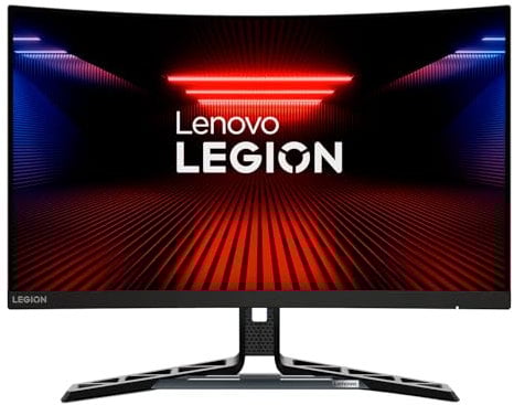 Lenovo Legion R27fc-30 - Monitor Gaming Curvo de 27'' FullHD con EyeSafe (VA, 240Hz, 0.5ms, HDMI+DP, FreeSync, Altavoces) Ajuste de inclinacióltura/Pivot/Giro - Negro