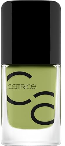 Catrice ICONAILS Gel Lacquer 176 Underneath The Olive Tree, Gel Nagellack in Olivgrün, langanhaltend, vegan, 10,5 ml