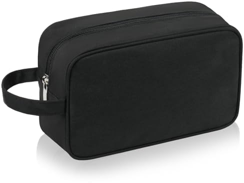 Aucuu Trousse de Toilette, Trousse de Toilette Voyage Homme, Organisateurs de Toilettes, Trousse de Toilette Avion, Grande Trousse de Rasage, Multifonction Imperméable Sac Cosmétique Organisateu