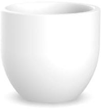 newgarden Macetero Redondo Azalea Decorativo para Interior y Exterior. Muy Resistente a los Rayos UV. Maceta Grande para Flores y Plantas Hecho Polietileno en España (ø50x41 cm, Blanco)