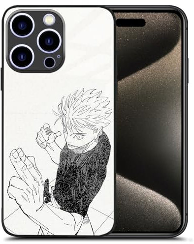 Anime Phone Case - Shockproof, Waterproof | Manga Art Design (for iPhone 13 Mini,Gojo JJK)