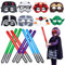 Mprocen Star Wars Partygeschenke, 16 Stück Star Wars Filz-Masken Star War Lichtschwert Ballons Galaxie Thema Party Zubehör für Kinder Geburtstag Party Cosplay Dress Up