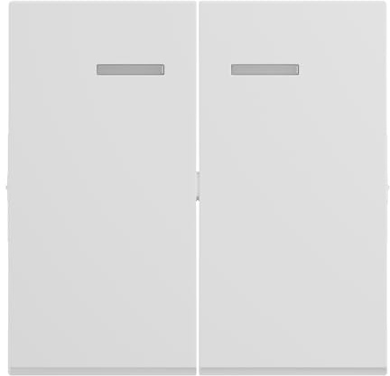 LEGRAND, SEANO Serienwippe für beleuchtete Serienschalter, Doppelwechselschalter und Doppeltaster, Schalterabdeckung, Wippenplatte, Farbe: Ultraweiß, 765109