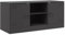 vidaXL Meuble TV Noir 99x39x44 cm Acier, Banc TV, Meuble télé, Meuble multimédia, Buffet TV, Meuble HiFi, Centre de Divertissement, Console TV