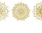 CWOQOCW Mandala-Lotus-Wandaufkleber, marokkanisches Thema, goldene Mandala-Wandaufkleber, Lotusblüte, Outdoor-Wandkunst, Wandbild für Zen-Dekor und Raumdekoration