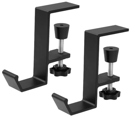 WeddHuis 2 Stück Kopfhörer Ständer,Headset Halterung Kopfhörerhalter Headphone Stand Schreibtisch Kopfhöreraufhänger Kopfhörer Clip Gaming Headset Halterung Halter für Schlüssel Taschen