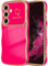 CaseLover Custodia per Samsung Galaxy A55 5G, Cover con Motivo Cuore d'amore, Forma Riccia Case, Custodia in Morbido Silicone e TPU Antiurto Cover per Samsung A55 5G, Rosso Rosa