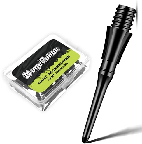 MageRabbit 30 Stück Kunststoff-Dart-Spitzen, 2BA-Gewinde, weiche Dart-Spitzen