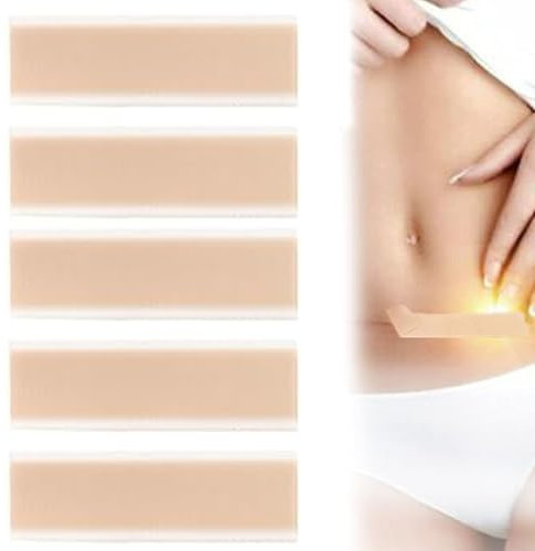 Quesuc Fogli Cicatriziali in Silicone,5 pezzi adesivi, Cerotti Cicatrici Tratta tutte le cicatrici ammorbidisce e leviga le cicatrici causate da taglio cesareo, chirurgia, ustioni e acne