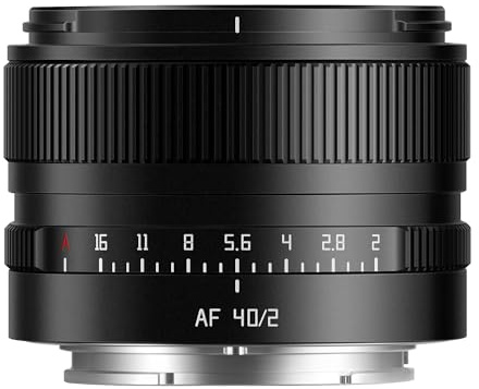 TTARTISAN AF 40mm F2 Objectif Plein Format Mise au Point Automatique Poids léger Objectif Polyvalent (pour L)