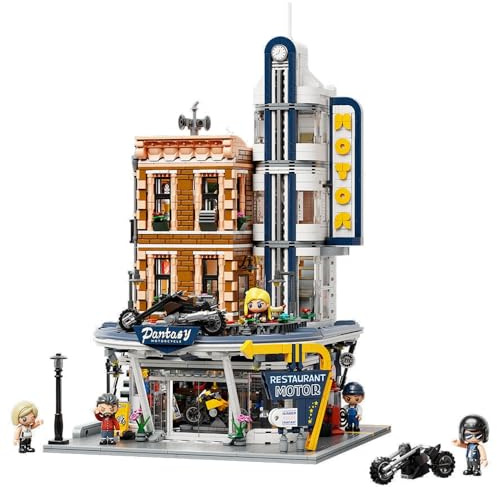 Pantasy Original Construction Set Motorcycle Restaurant
