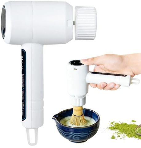 Matcha Schneebesen Elektrisch, Handlicher Matcha Quirl, Wiederaufladbarer Mixer Küchenhelfer, Elektrischer Matcha Schneebesen Für Küche Und Teezeremonie, 3 Geschwindigkeiten