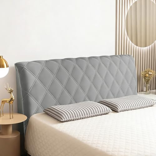 RANJIMA Bettkopfteil Hussen Bett Kopfteil Bezug, Weicher Strecken Samtstoff | Bett Kopfteil Abdeckung, Staubdichte Waschbar Schutzhülle für gepolsterte Schlafzimmer Kopfteile, Bed Headboard Cover, 200cm